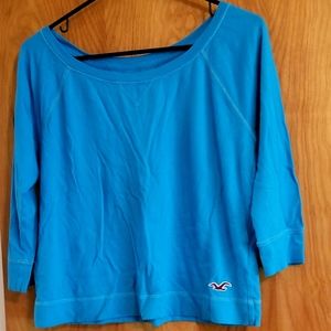 Blue Hollister top